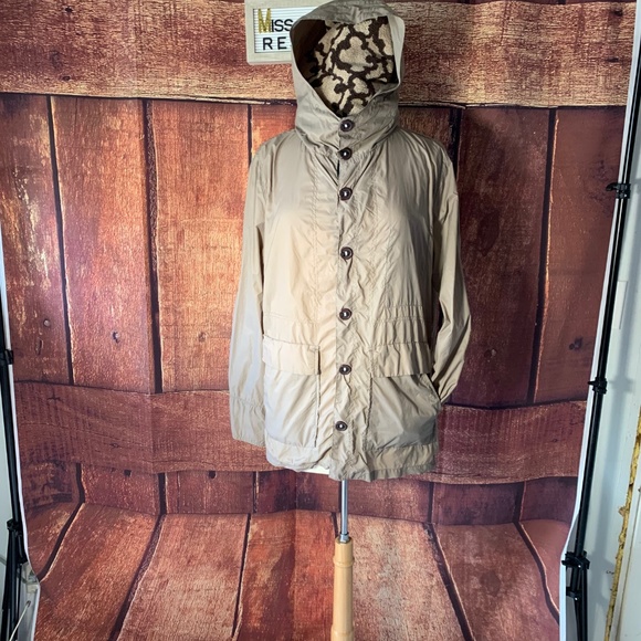 FINAL $ FIVE FOUR WIND PROOF TAN UTILITY JACKET - Picture 3 of 8